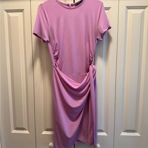 Maggy London Lilac Asymmetrical Dress